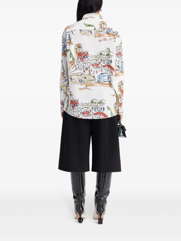 Tシャツ・カットソー JACQUEMUS 'La chemise Simon' shirt La Chemise Simon cotton shirt in blue - Jacquemus | Mytheresa