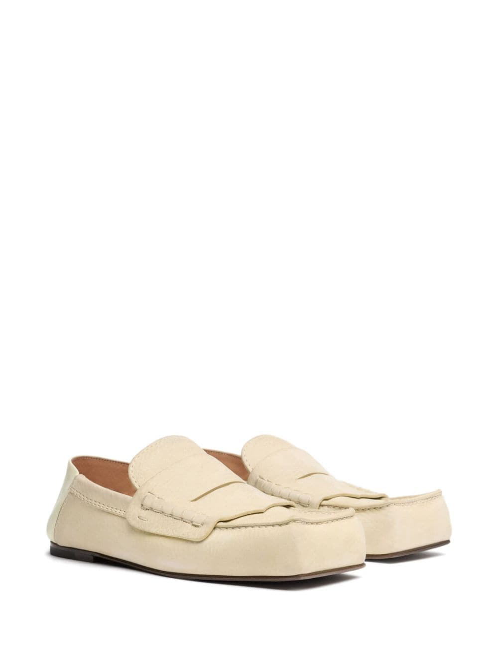 Jacquemus Carré loafers Yellow