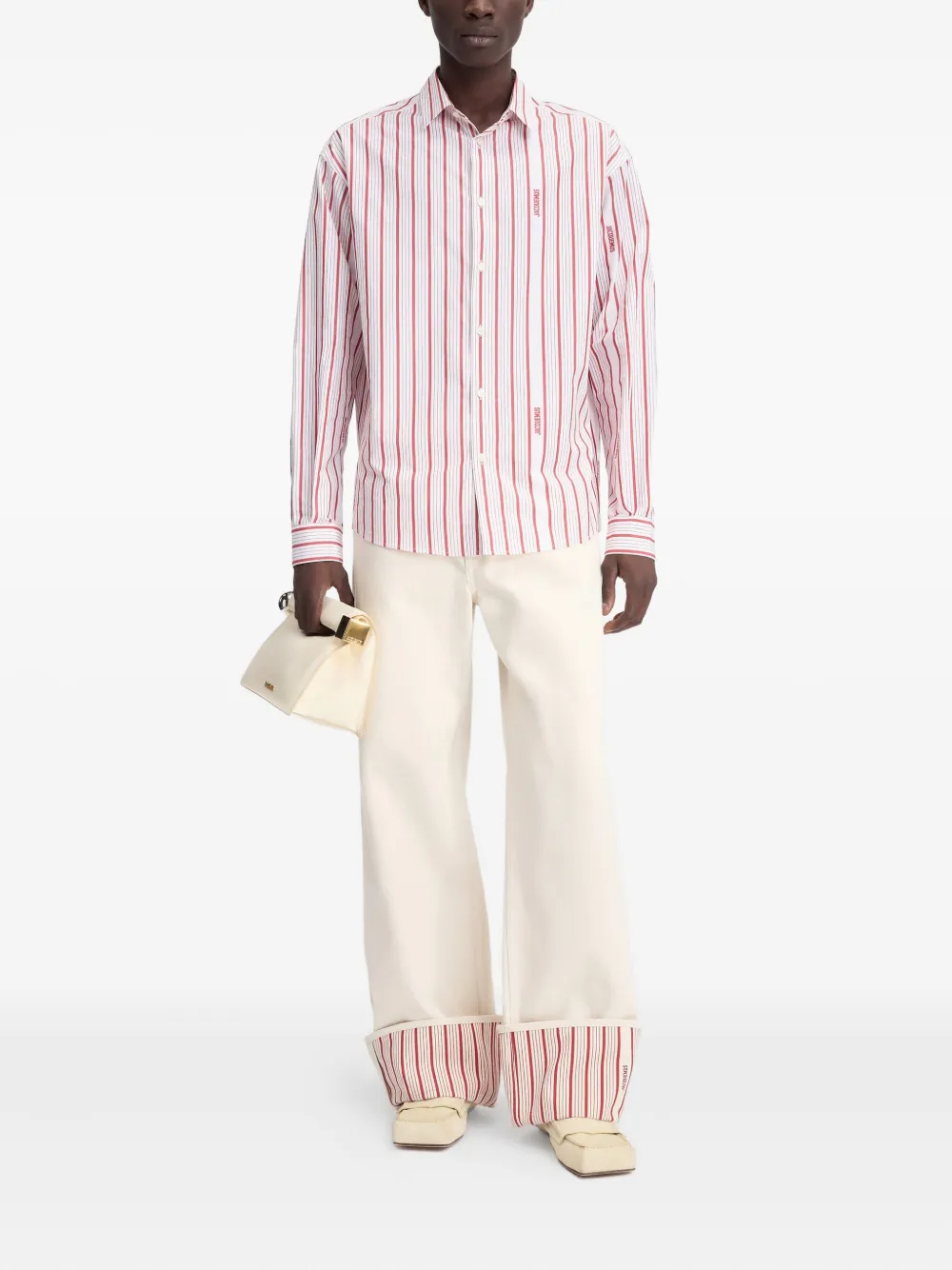 Jacquemus The Simon overhemd - Roze