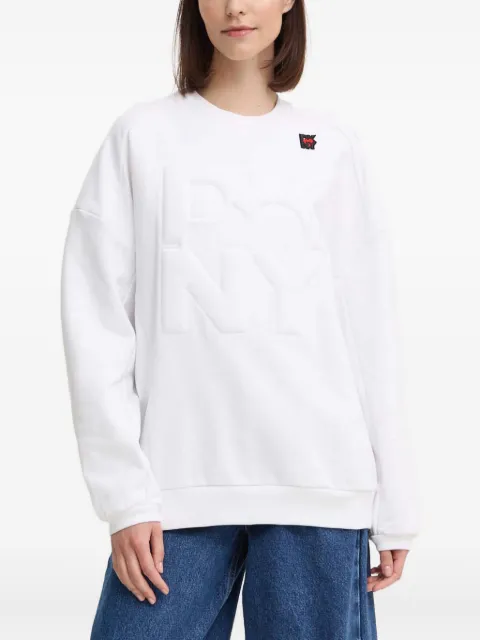 DKNY logo-embossed sweatshirt
