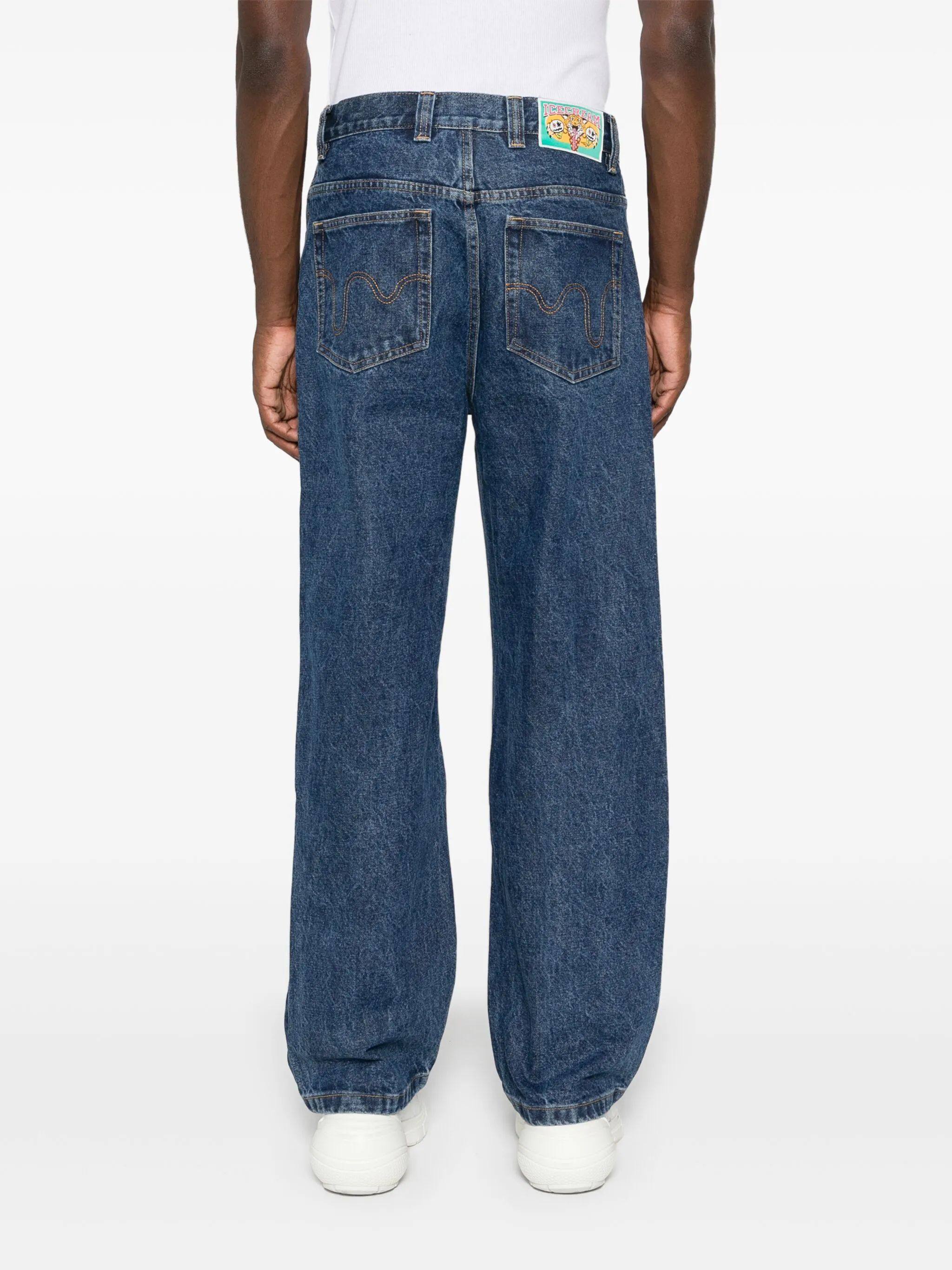 ICECREAM Running Dog Double Scoop straight jeans
