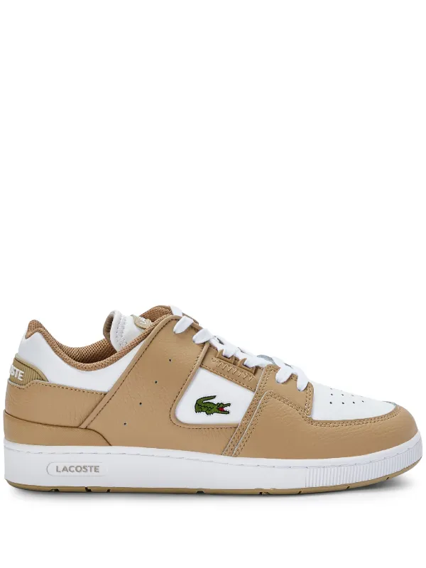 Lacoste gold sneakers hotsell