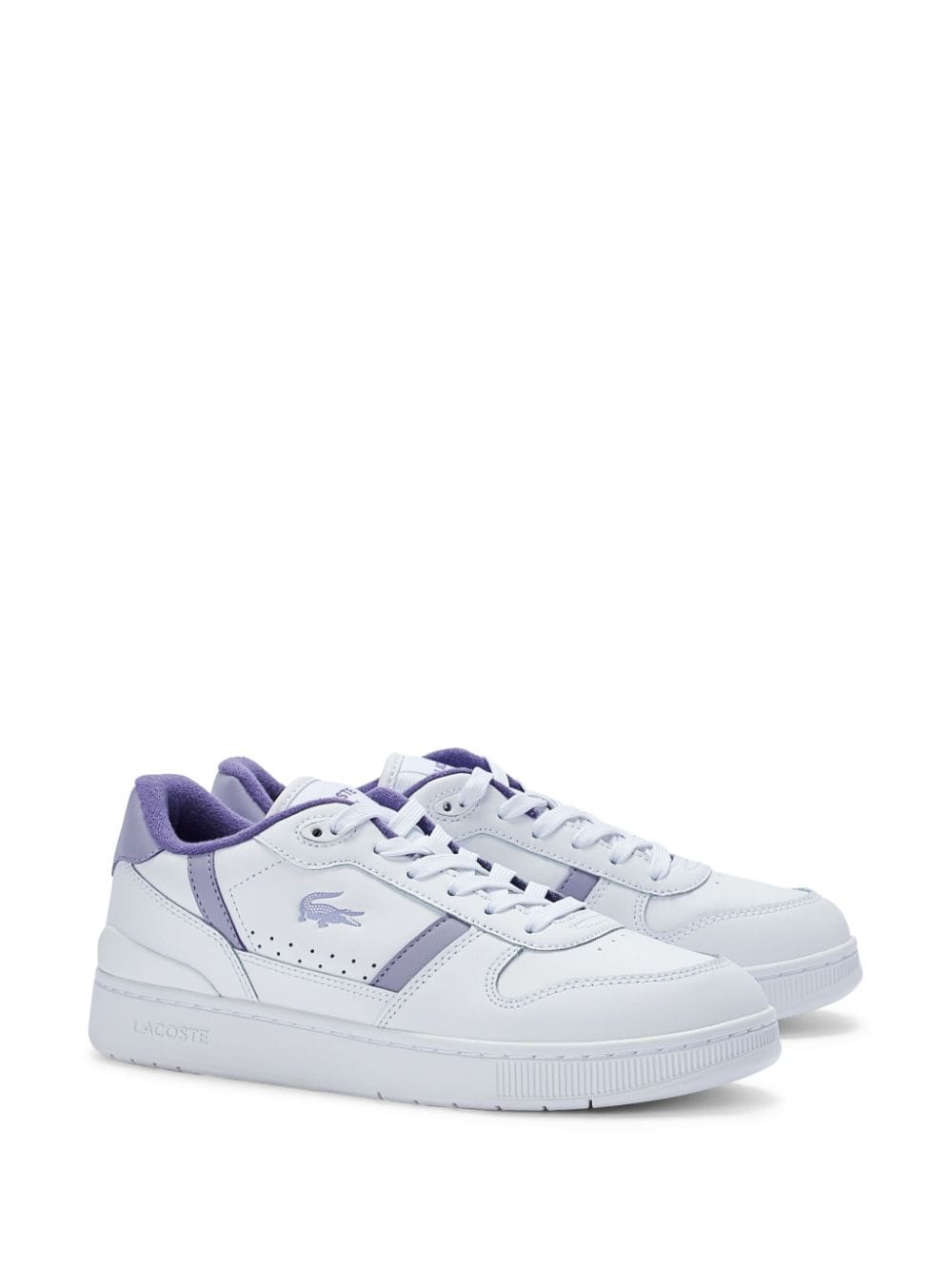 Lacoste T-Clip sneakers met plateauzool - Wit