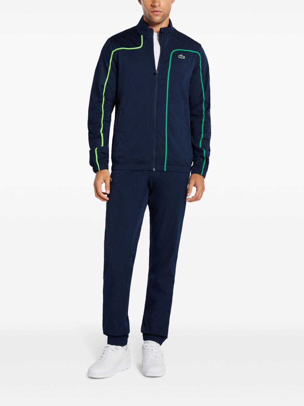 Lacoste Trainingspak met colourblocking - Blauw