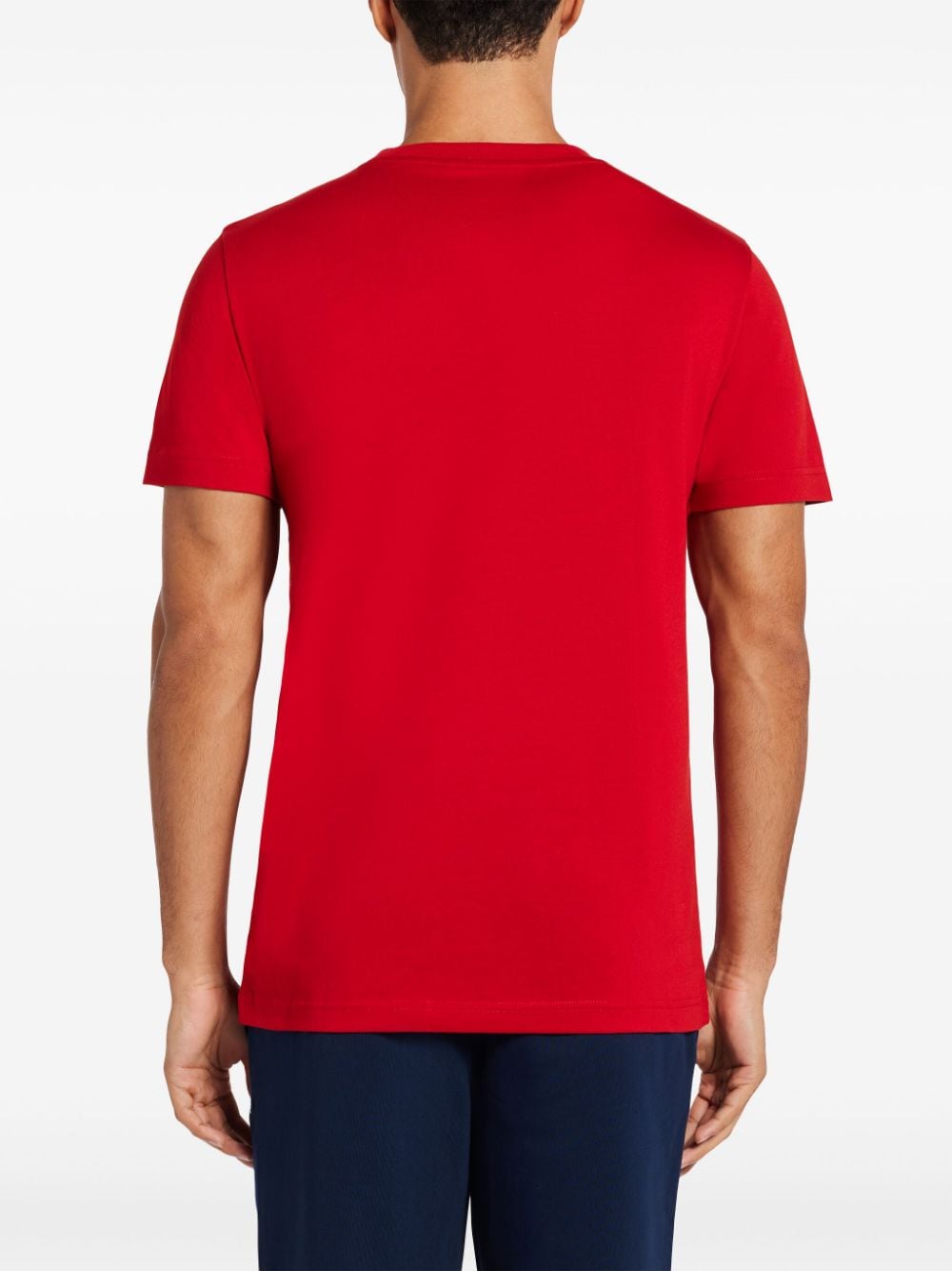 Shop Lacoste X Novak Djokovic Graphic-print T-shirt In Rot