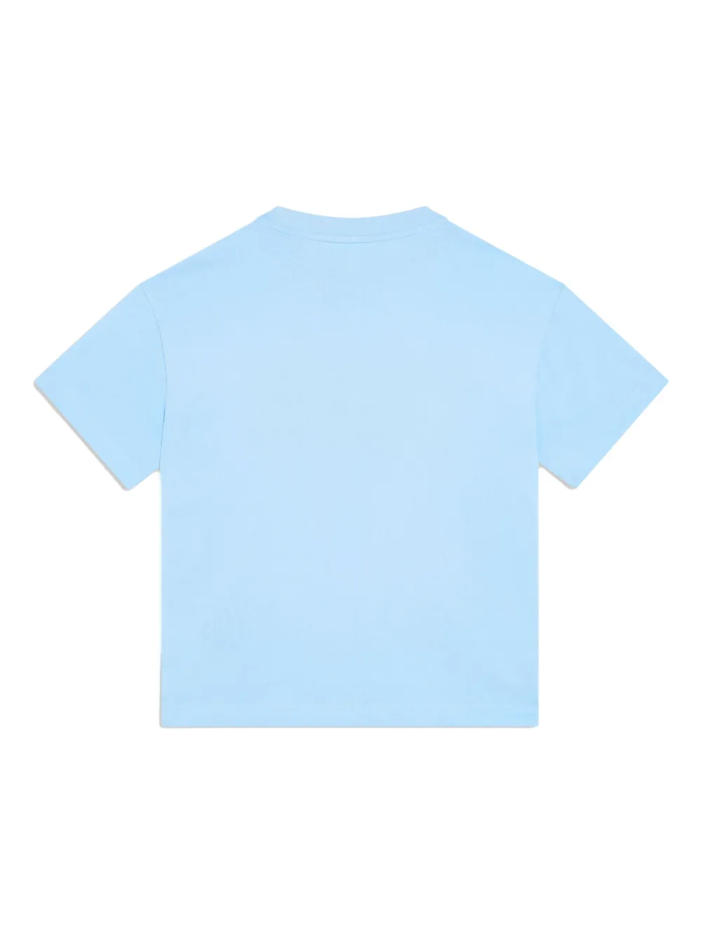 Shop Lacoste Crocodile-print T-shirt In Blue