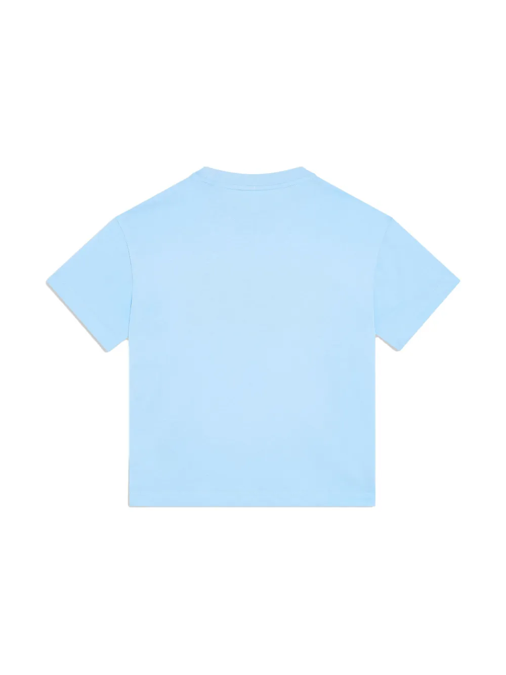 lacostekids Lacoste Kids T-shirt met krokodillenprint - Blauw