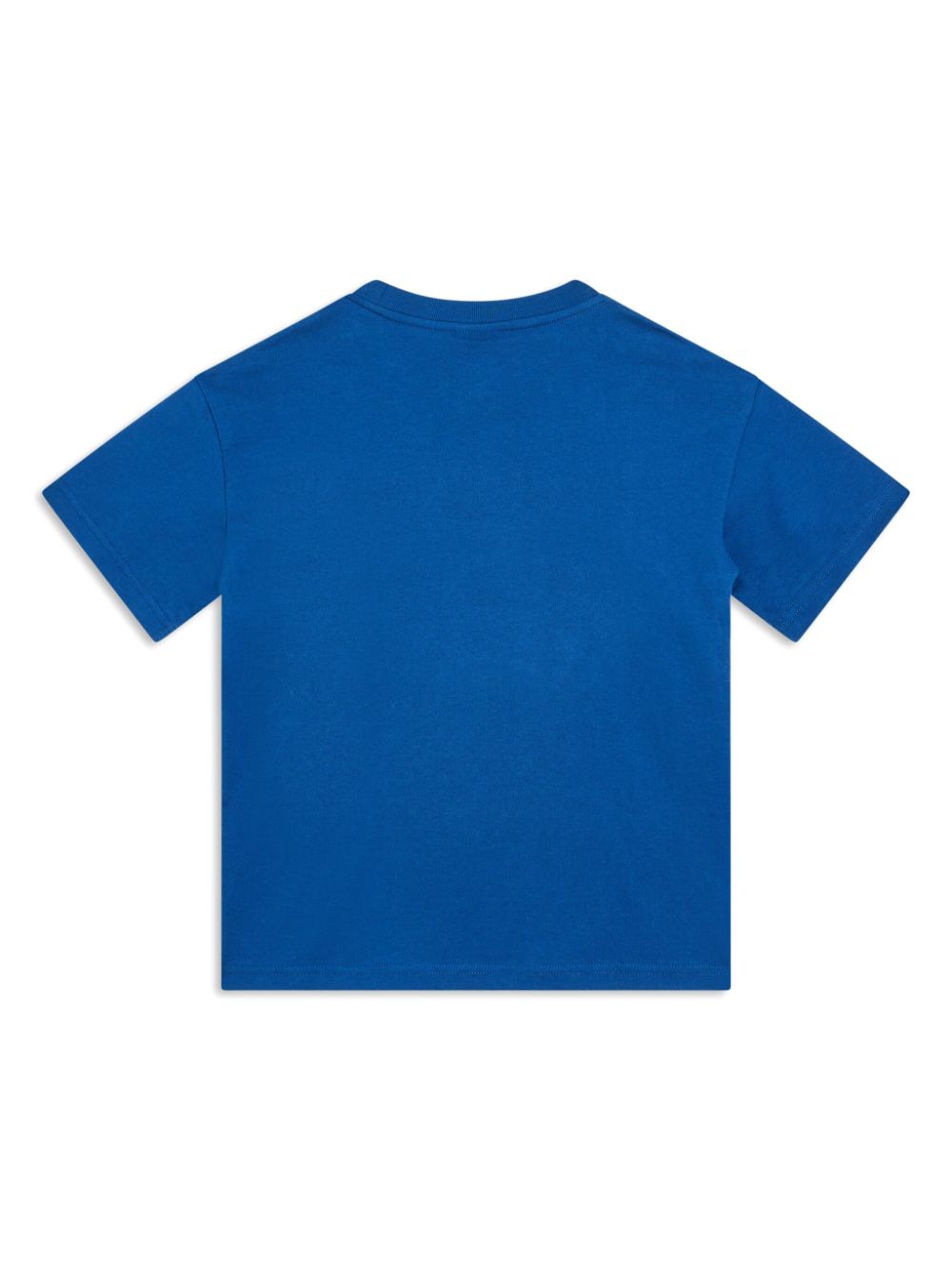 Shop Lacoste Contrast Logo Badge T-shirt In Blue