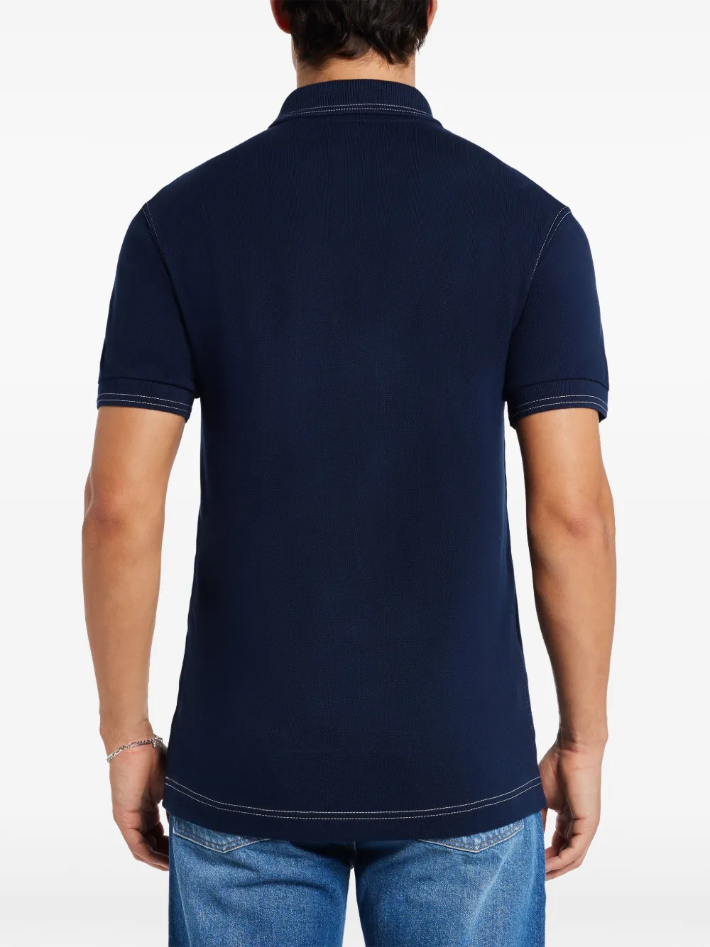 Lacoste Poloshirt met logopatch Blauw