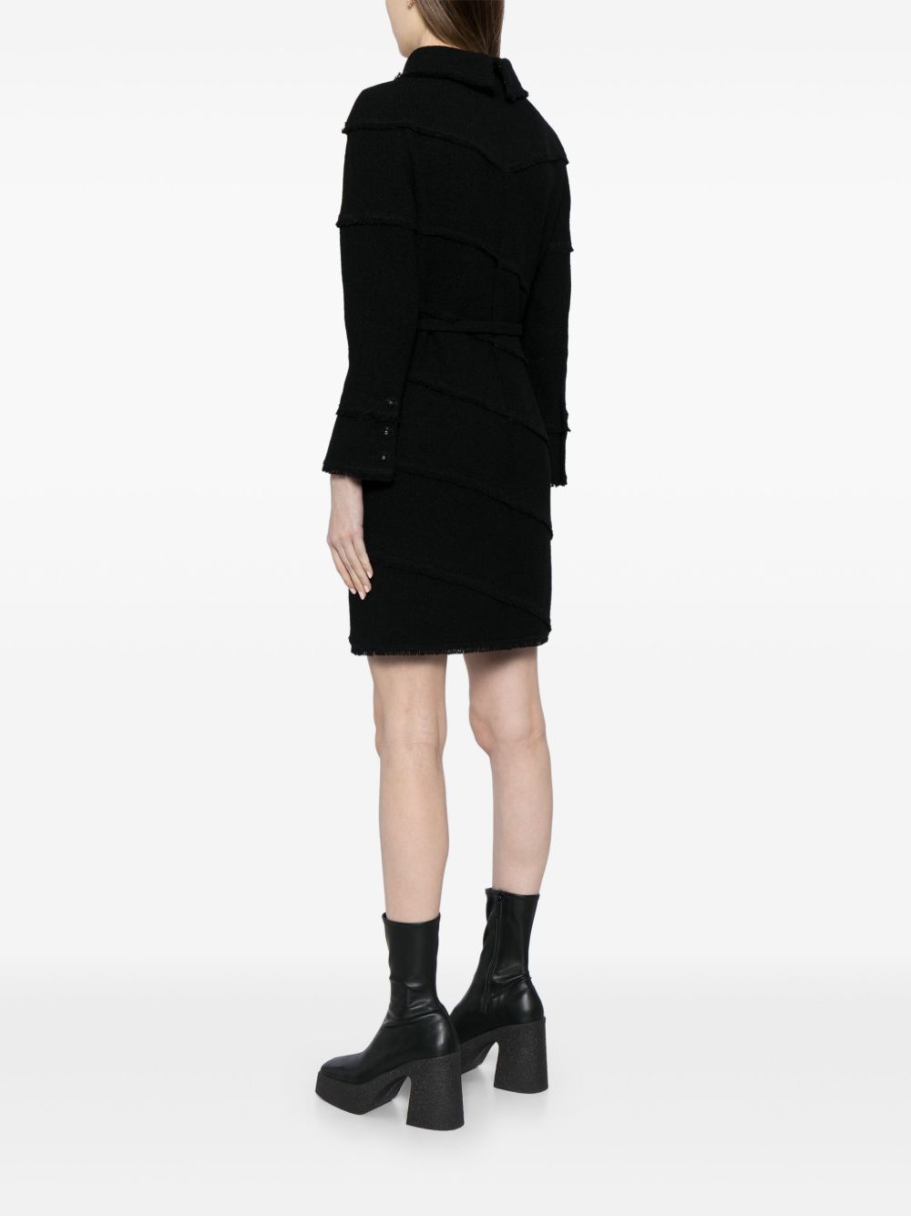 CHANEL 2008 panelled tweed dress Women