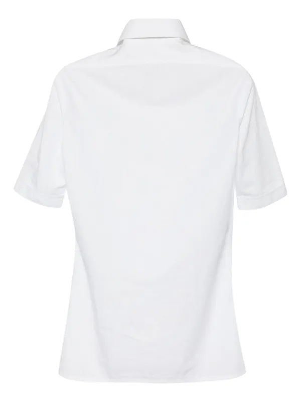 Céline Pre-Owned Cotton Poplin Shirt | White | FARFETCH IN