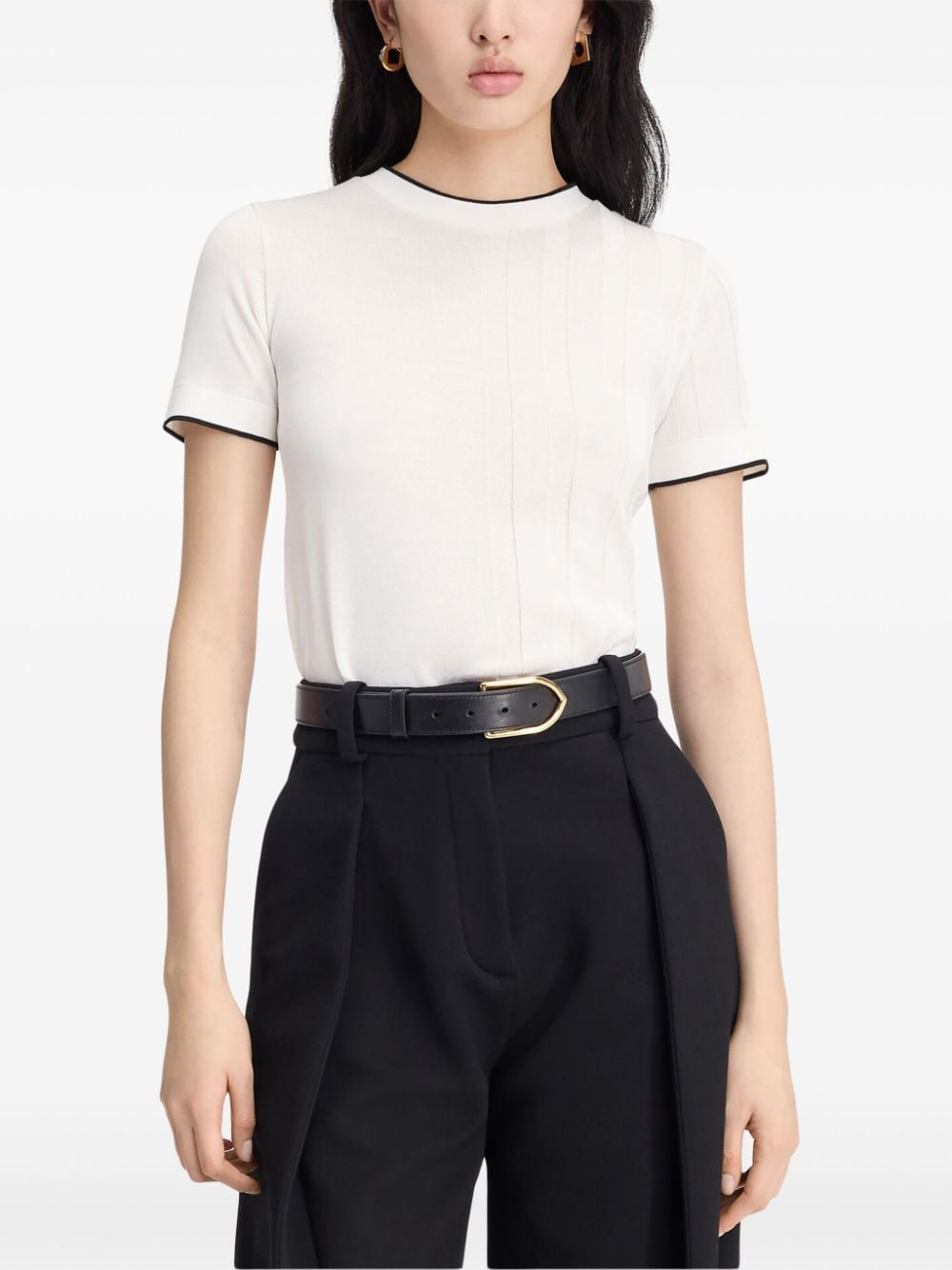 Jacquemus Le Tshirt Tricot top - Wit