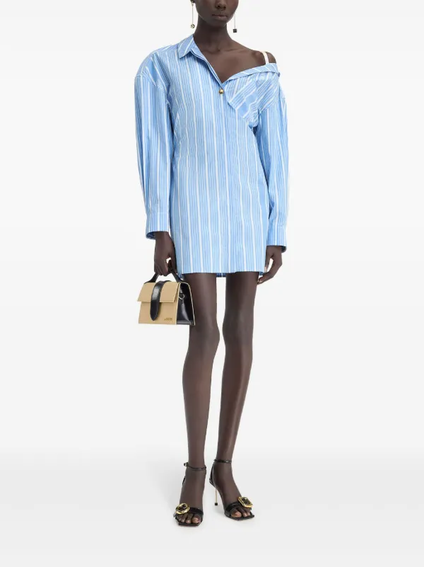 【JACQUEMUS】 ストライプのコットンドレス 243DR09416913EV The mini shirt dress by JACQUEMUS | Official website