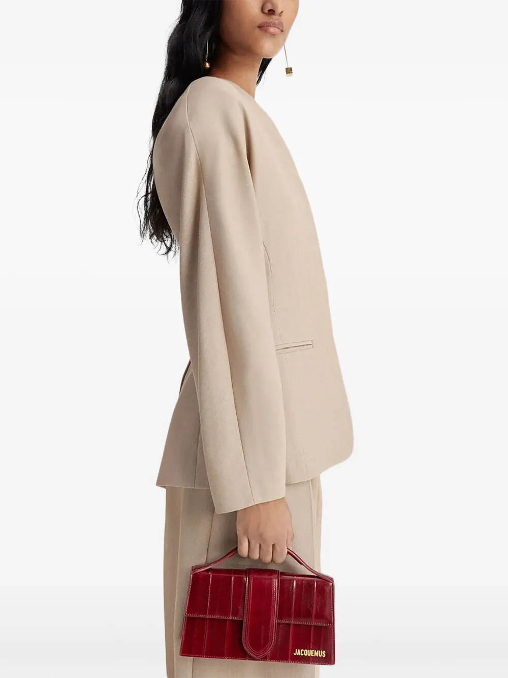 Jacquemus Le Bambino shopper - Rood