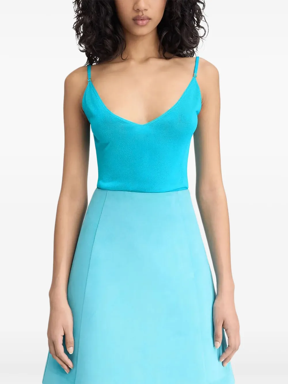 Jacquemus La Maille Spallina tanktop Blauw