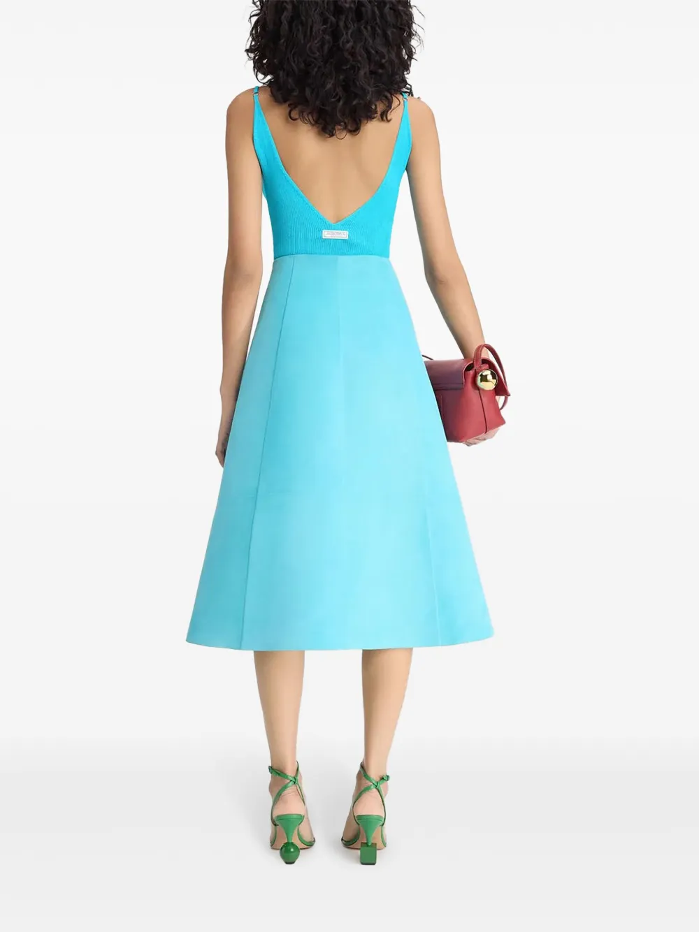Jacquemus La Maille Spallina tanktop Blauw
