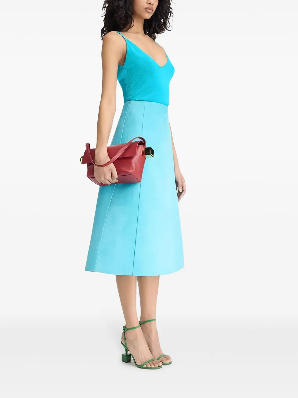 Jacquemus La Maille Spallina tanktop Blauw