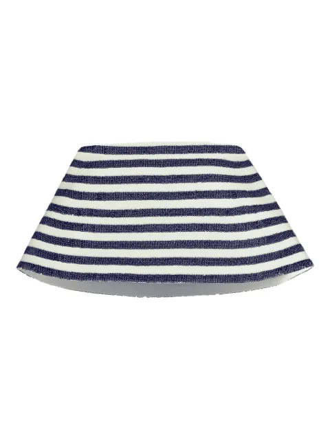 Jacquemus The Spezia sequin-striped strapless top