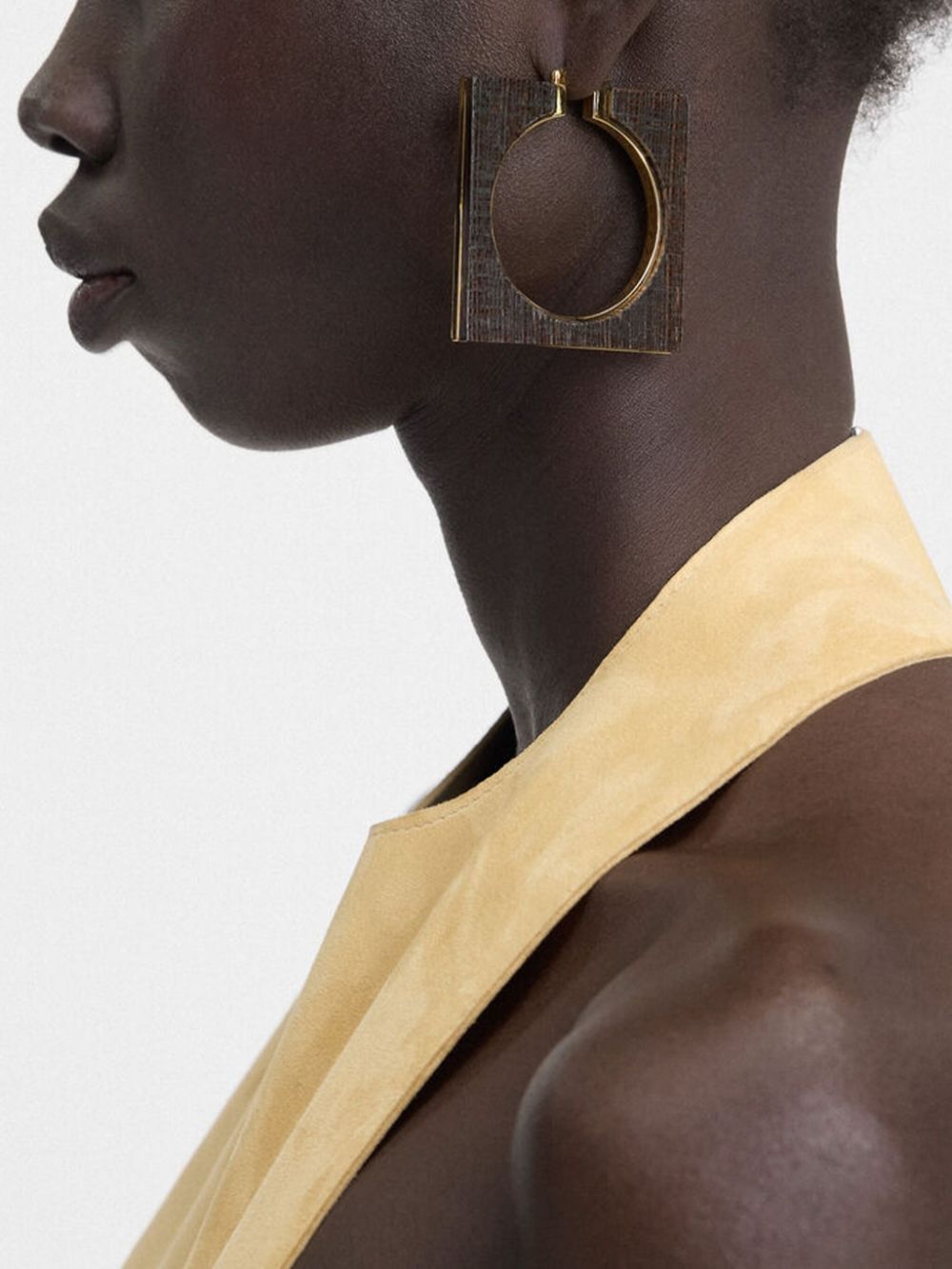 Jacquemus The Rond Carre hoop earrings Women