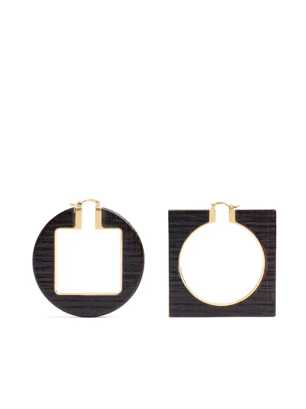 Jacquemus The Rond Carré フープピアス | ゴールドトーン