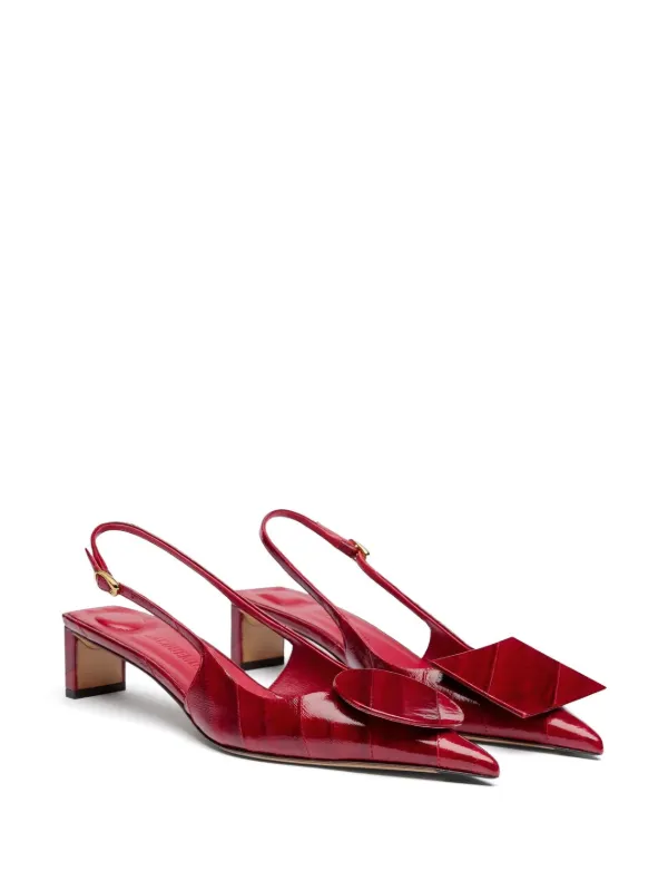 Jacquemus Duelo Pumps | Red | FARFETCH