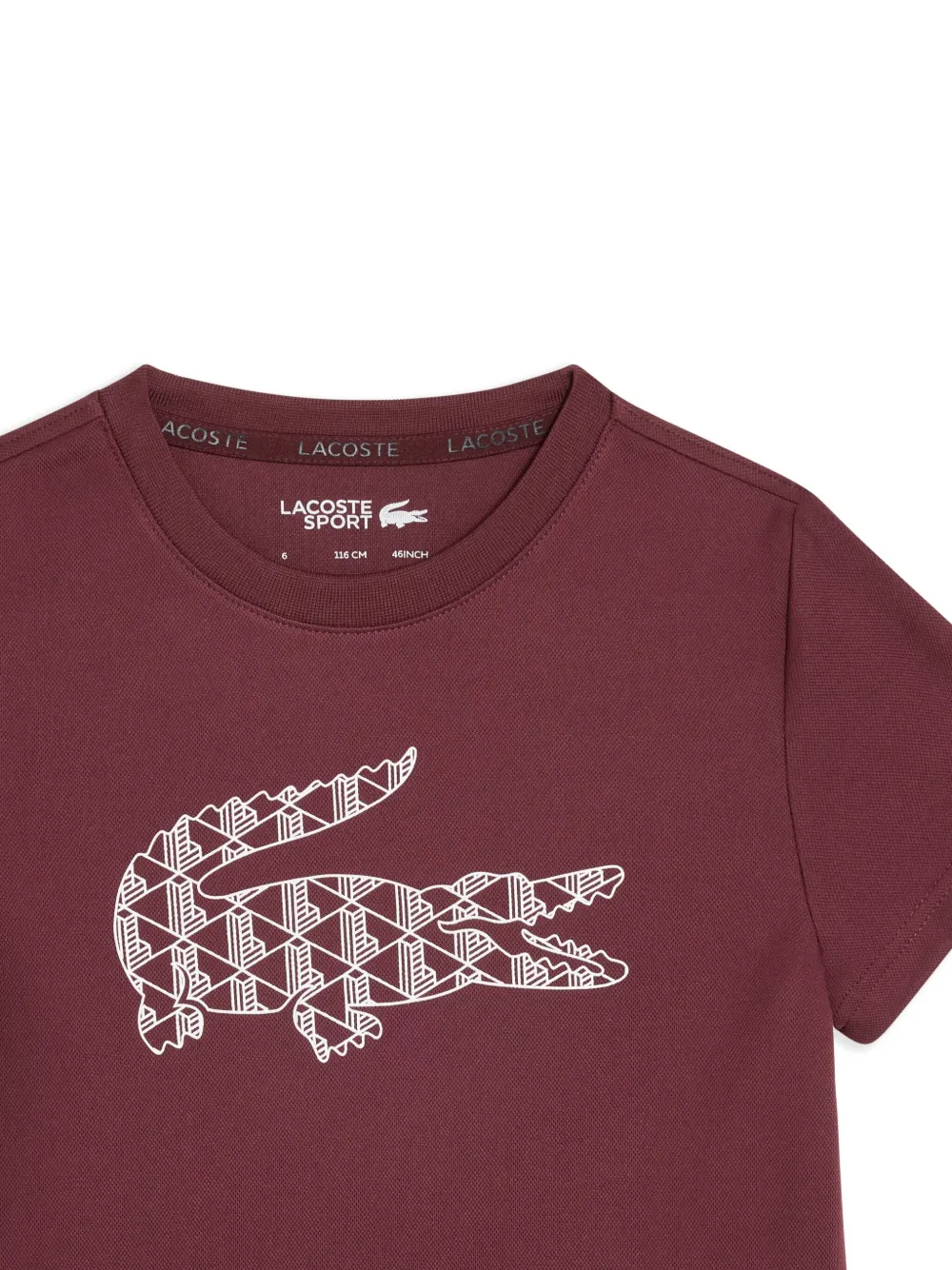 Lacoste Tennis piqué T-shirt Rood