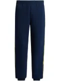 Lacoste logo-patch track pants - Blue