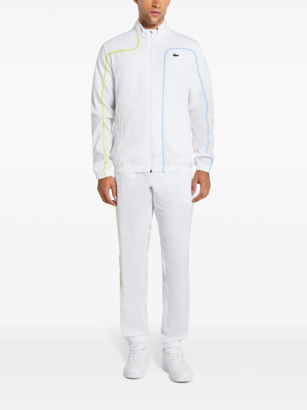 Lacoste colour-block tennis tracksuit