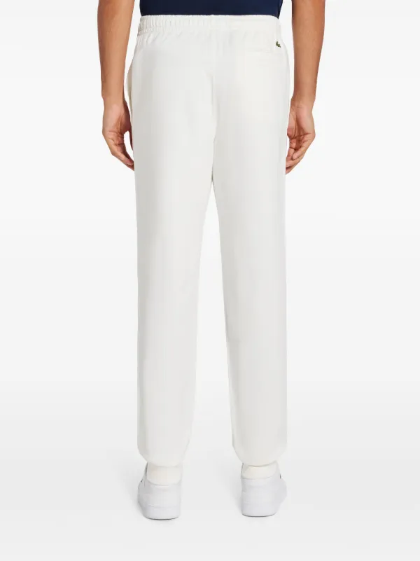 Lacoste logo-embroidered Track Pants | White | FARFETCH ZA