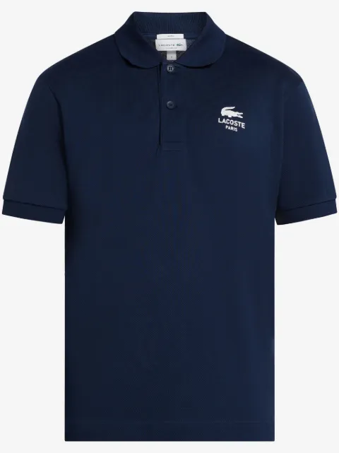 Lacoste printed polo shirt