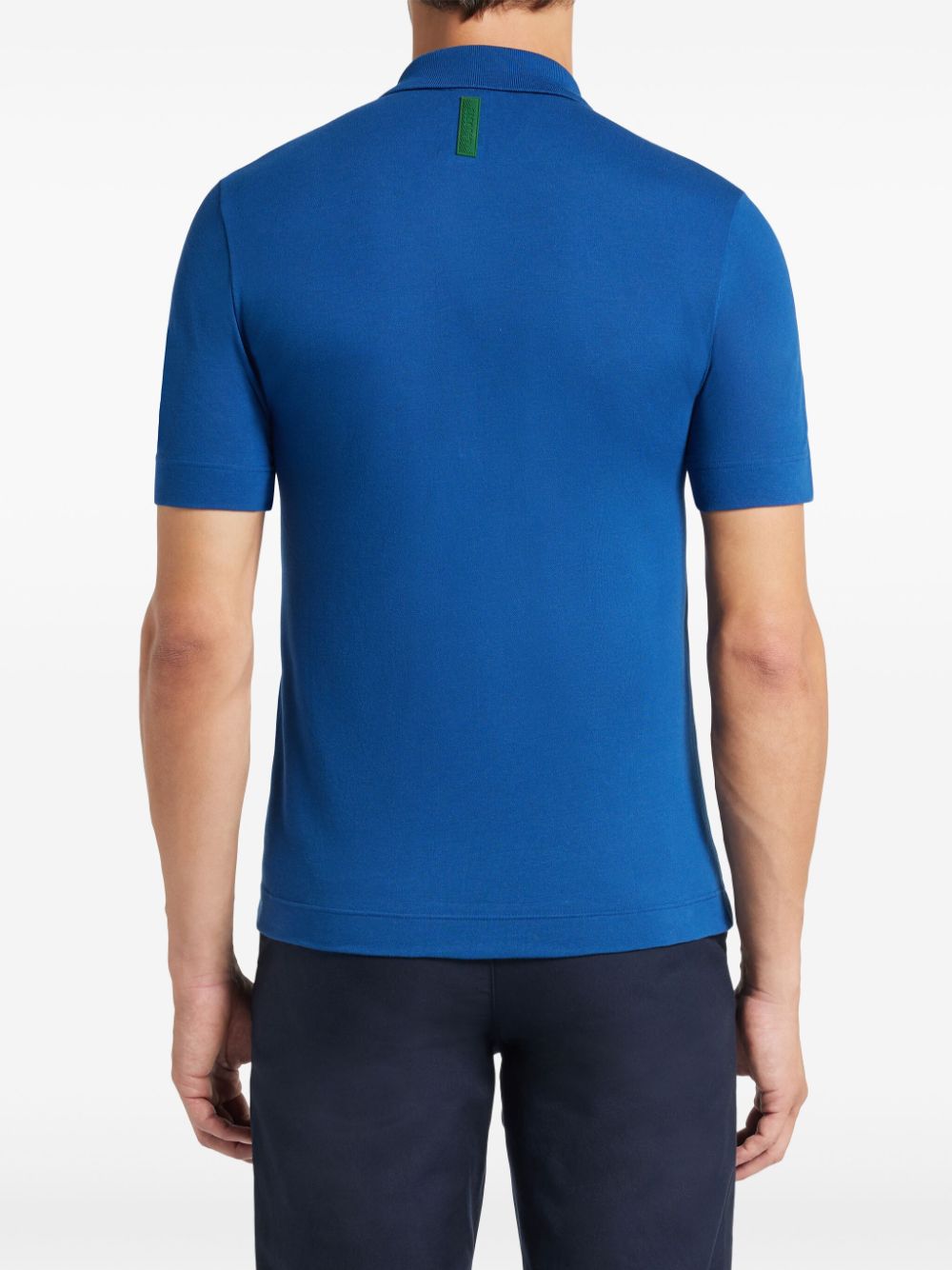 Shop Lacoste Movement Polo Shirt In Blue