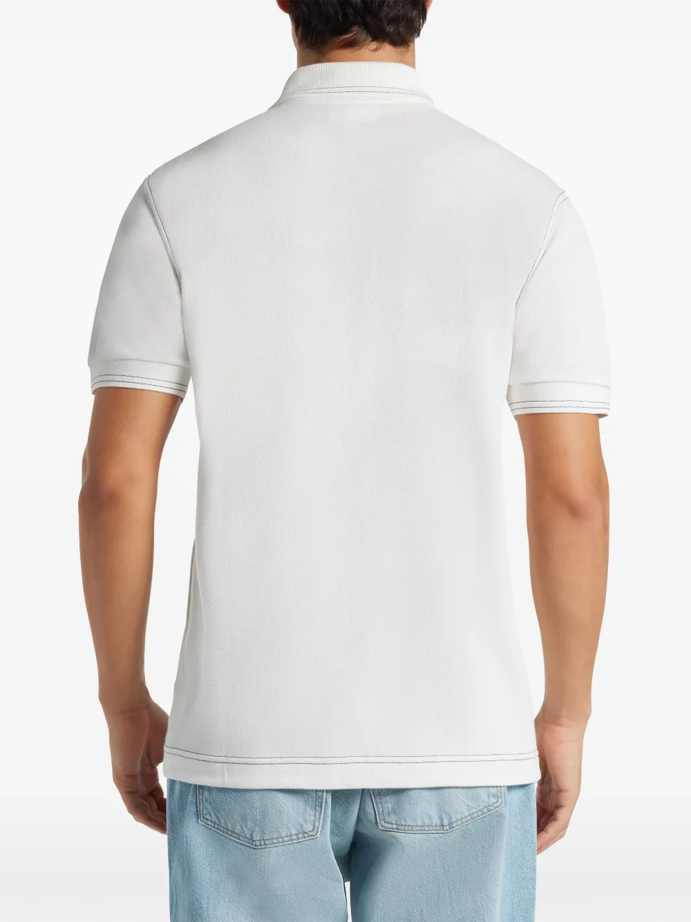 Lacoste Poloshirt met logopatch Wit