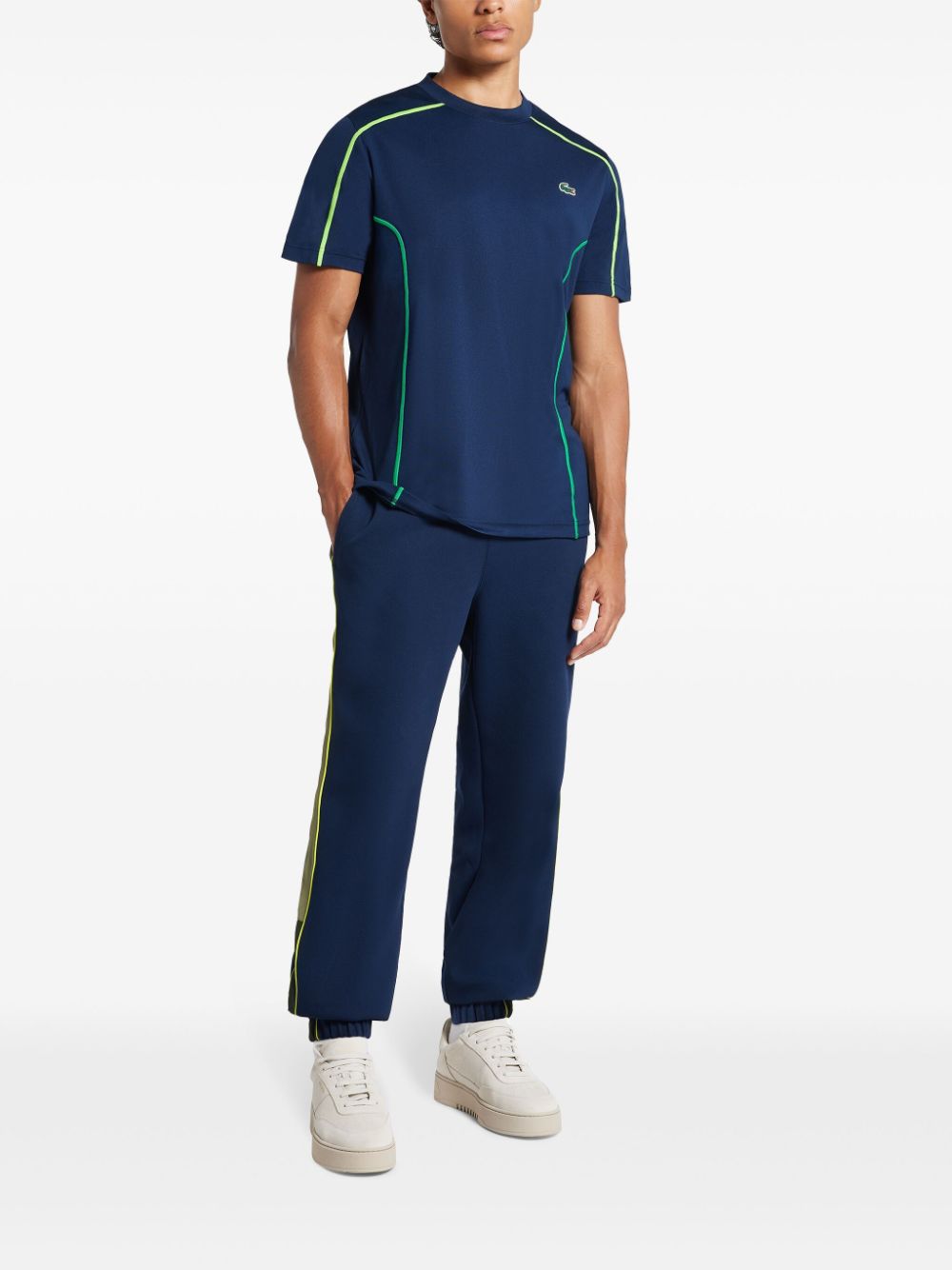 Lacoste Tennis piqué T-shirt - Blauw