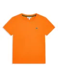 Lacoste logo-patch T-shirt - Orange