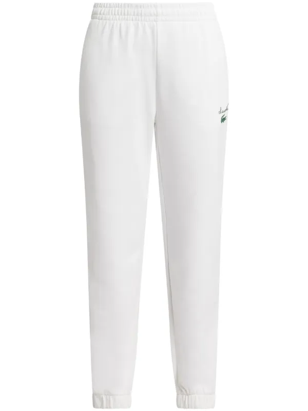 Lacoste Logo Track Pants White FARFETCH AE