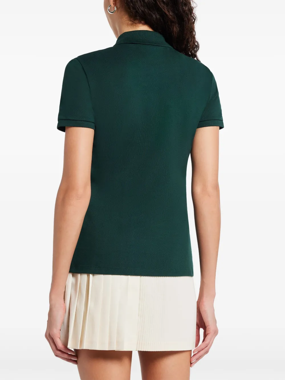 Lacoste Poloshirt Mit Logo-applikation In Green