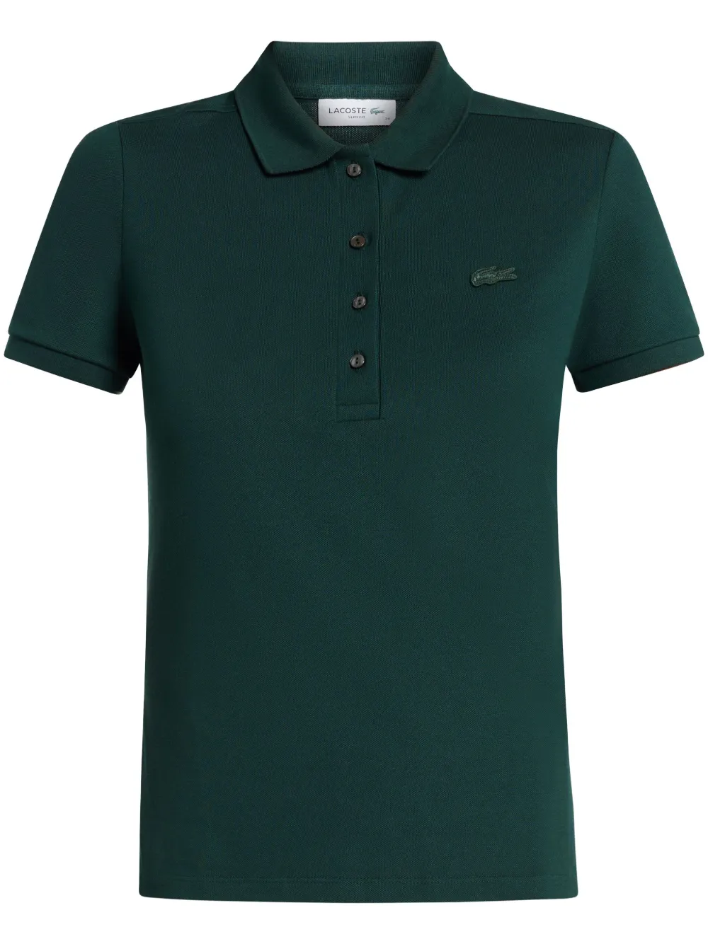Lacoste Poloshirt Mit Logo-applikation In Green