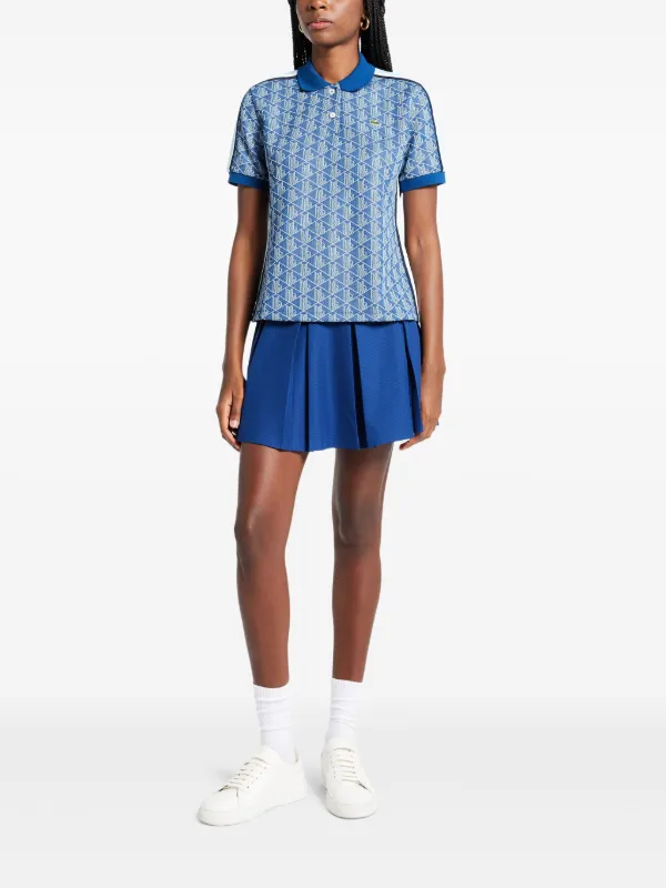 Lacoste Piqué Sport Skirt | Blue | FARFETCH