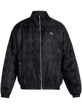 Leather jacket lacoste best sale