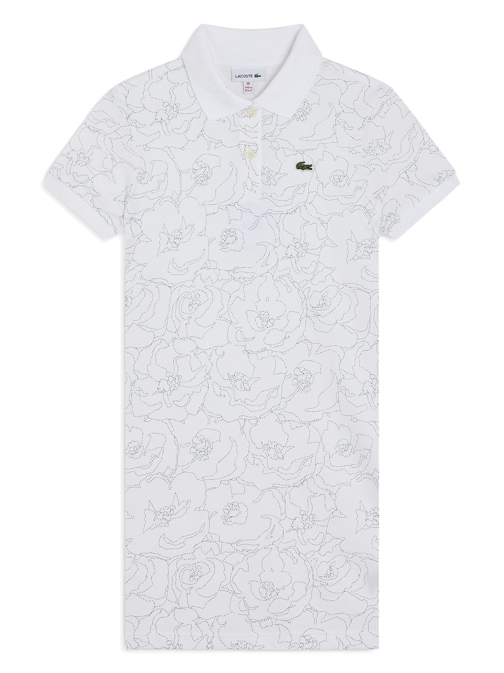 Lacoste Holiday polo dress - White