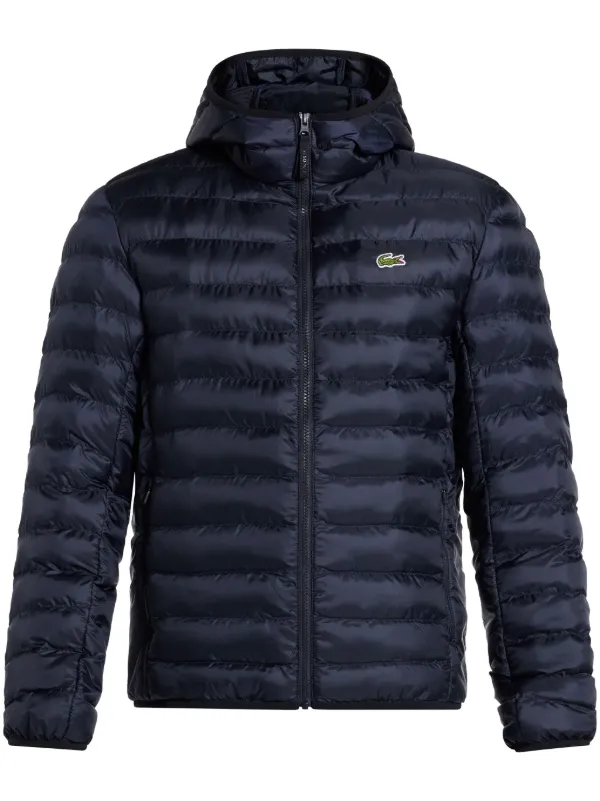 Lacoste water repellent Padded Jacket Blue FARFETCH AO