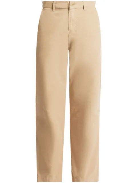 Lacoste straight-leg canvas trousers
