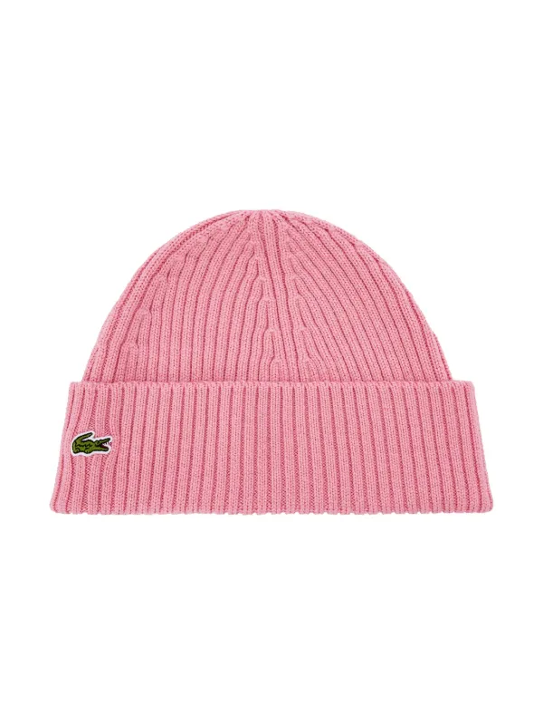 Red lacoste beanie online