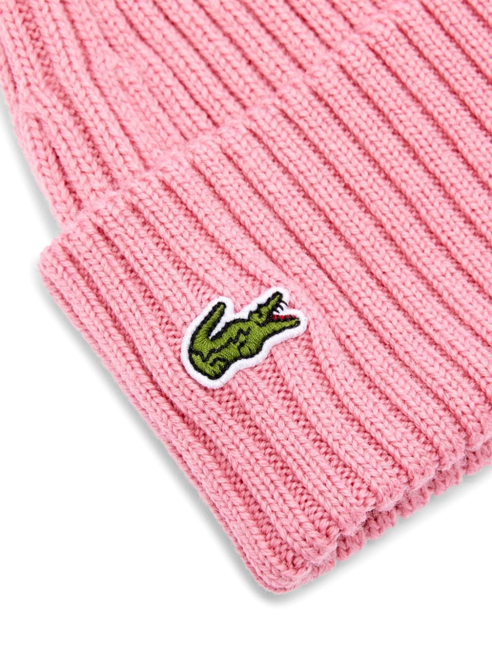 Lacoste logo beanie hat - Roze