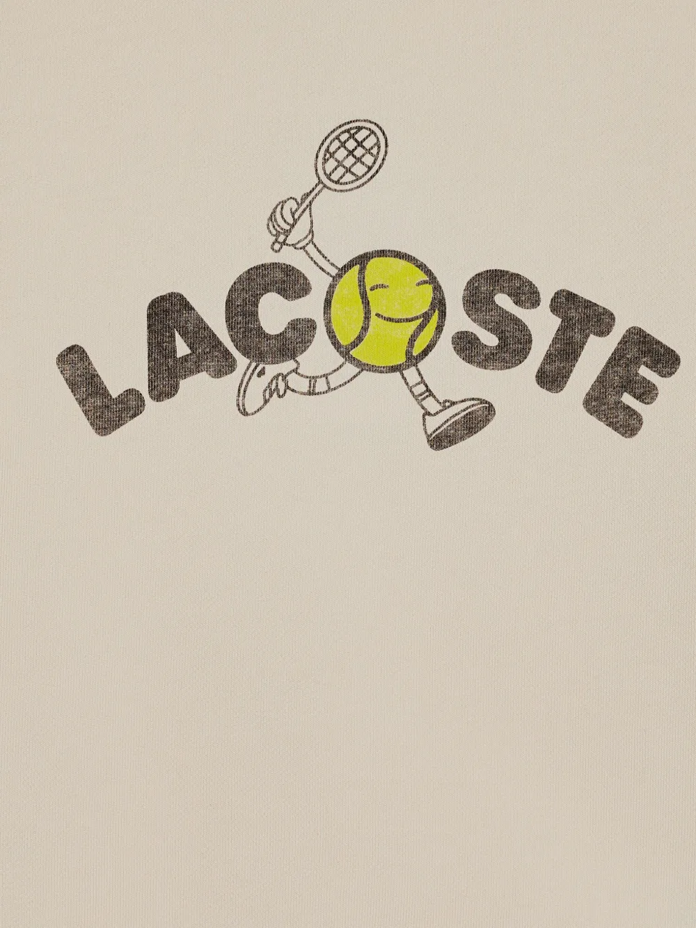 Lacoste Sweater met logo Beige