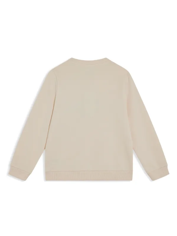 Lacoste Logo Sweatshirt Neutrals FARFETCH IN