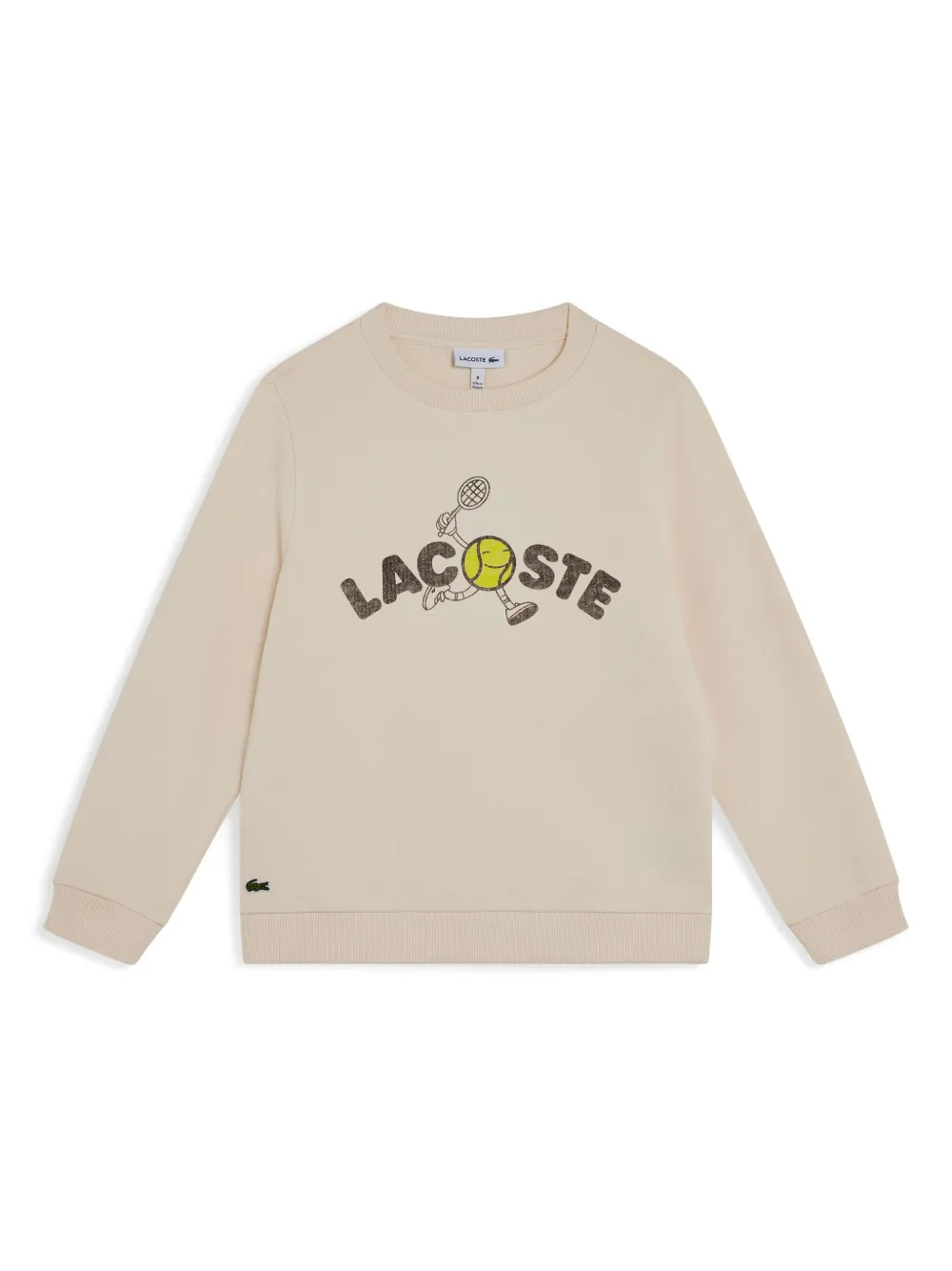 Lacoste Sweater met logo Beige
