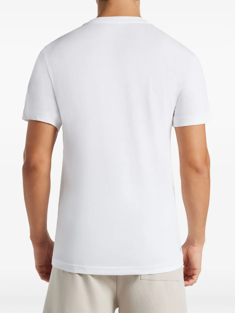 Lacoste T-shirt met logoprint Wit