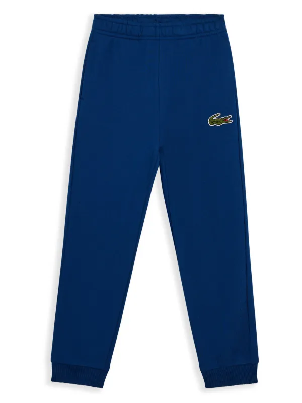 Lacoste Pantalon De Jogging à Logo Brodé Bleu FARFETCH FR