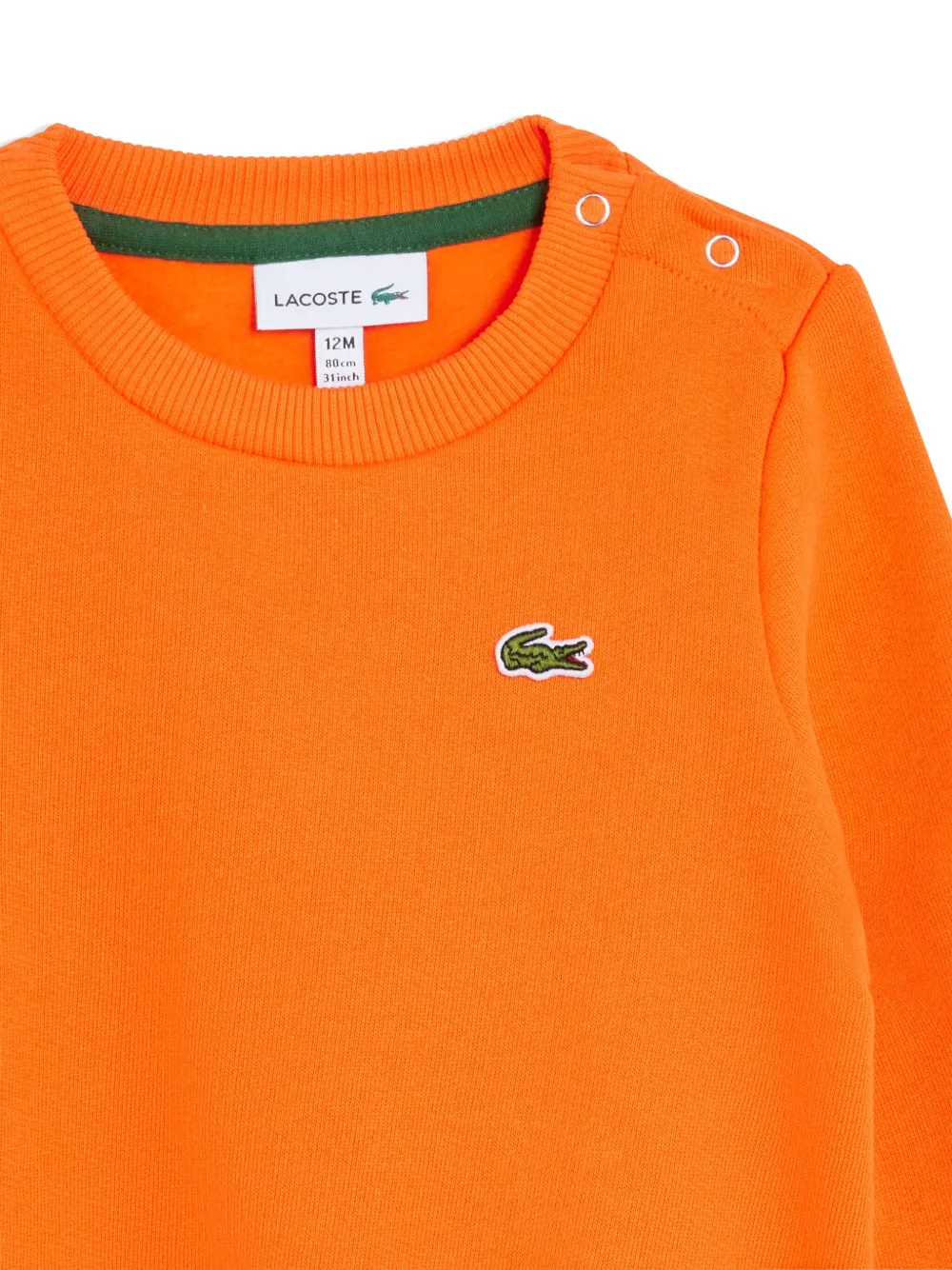 Lacoste Trainingsshorts met logopatch Oranje